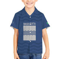 Personalized Italy Basilicata Family Matching Short Sleeve Bodycon Dress and Hawaiian Shirt Inspiration Flags Style