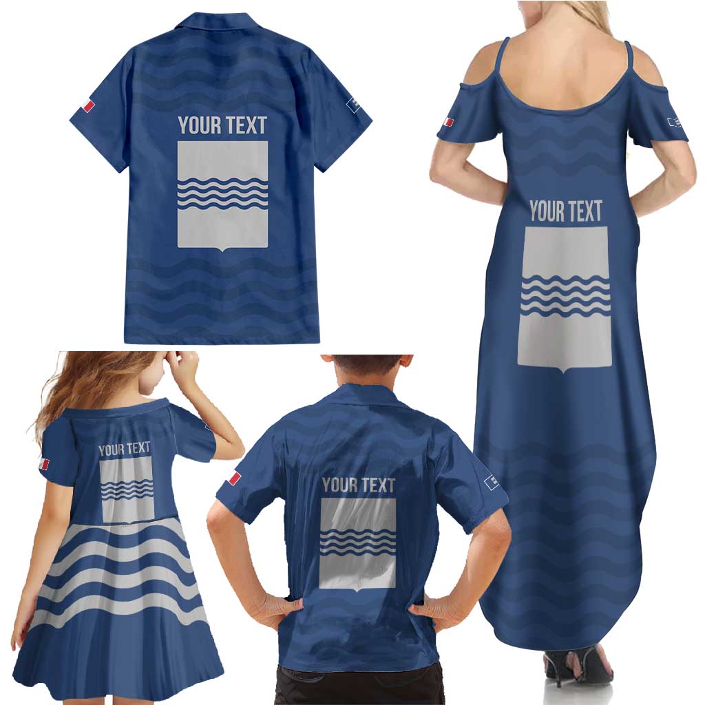 Personalized Italy Basilicata Family Matching Summer Maxi Dress and Hawaiian Shirt Inspiration Flags Style