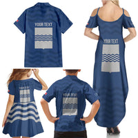 Personalized Italy Basilicata Family Matching Summer Maxi Dress and Hawaiian Shirt Inspiration Flags Style