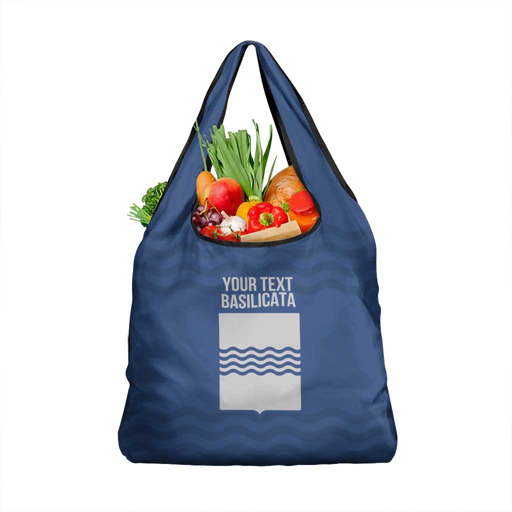 Personalized Italy Basilicata Grocery Bag Inspiration Flags Style