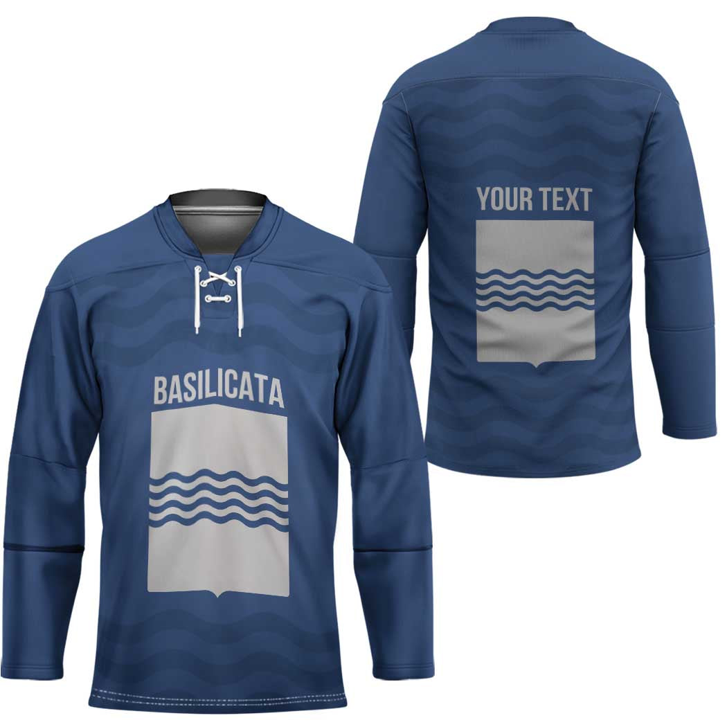 Personalized Italy Basilicata Hockey Jersey Inspiration Flags Style - Wonder Print Shop