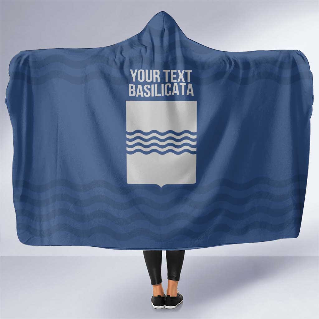 Personalized Italy Basilicata Hooded Blanket Inspiration Flags Style