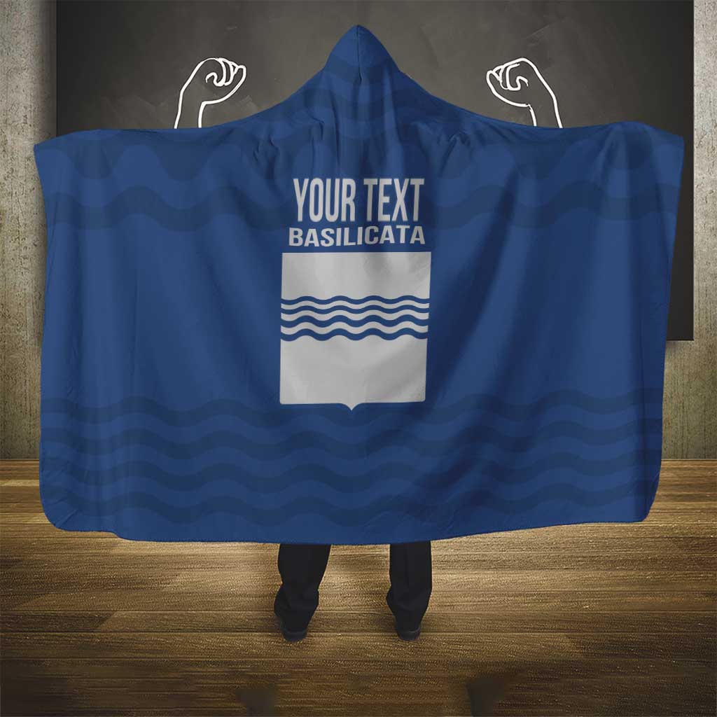 Personalized Italy Basilicata Hooded Blanket Inspiration Flags Style