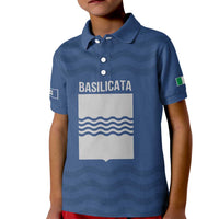 Personalized Italy Basilicata Kid Polo Shirt Inspiration Flags Style