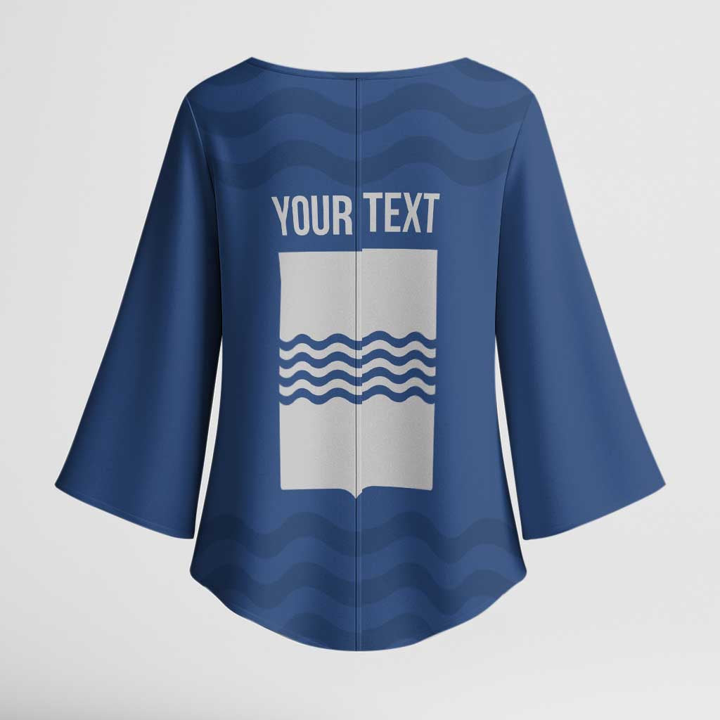 Personalized Italy Basilicata Kimono Sleeve Blouse Inspiration Flags Style - Wonder Print Shop