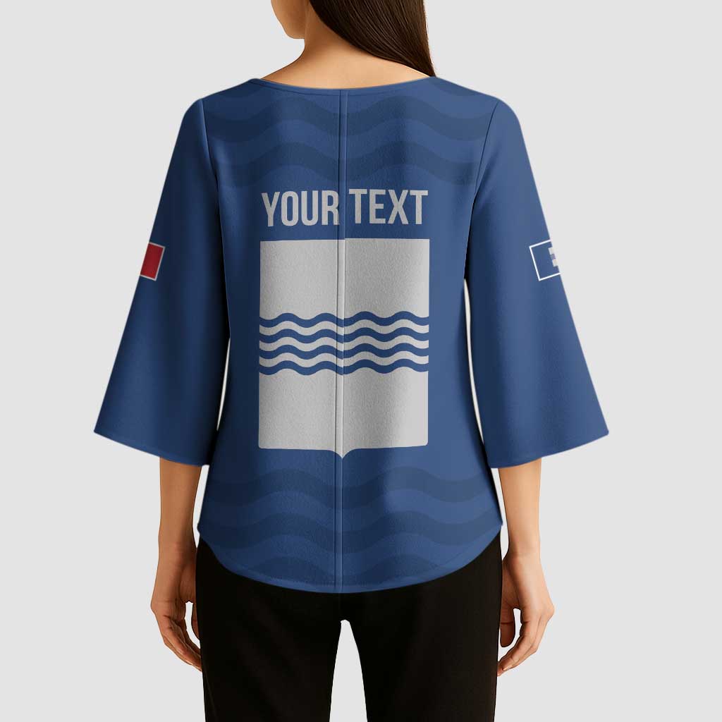 Personalized Italy Basilicata Kimono Sleeve Blouse Inspiration Flags Style - Wonder Print Shop