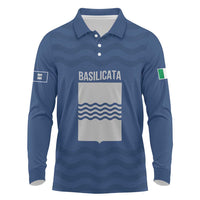 Personalized Italy Basilicata Long Sleeve Polo Shirt Inspiration Flags Style