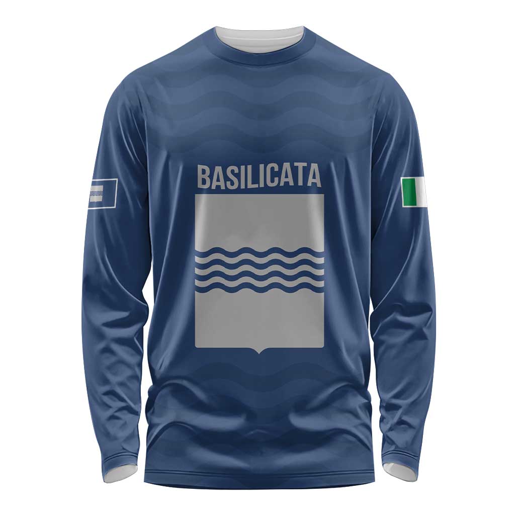 Personalized Italy Basilicata Long Sleeve Shirt Inspiration Flags Style