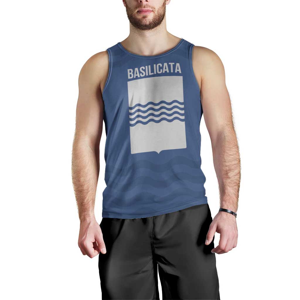 Personalized Italy Basilicata Men Tank Top Inspiration Flags Style