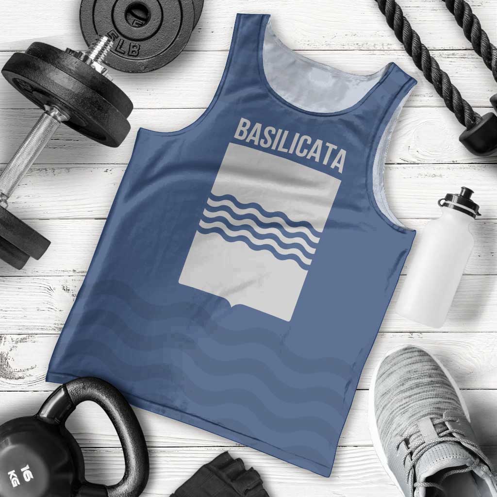 Personalized Italy Basilicata Men Tank Top Inspiration Flags Style