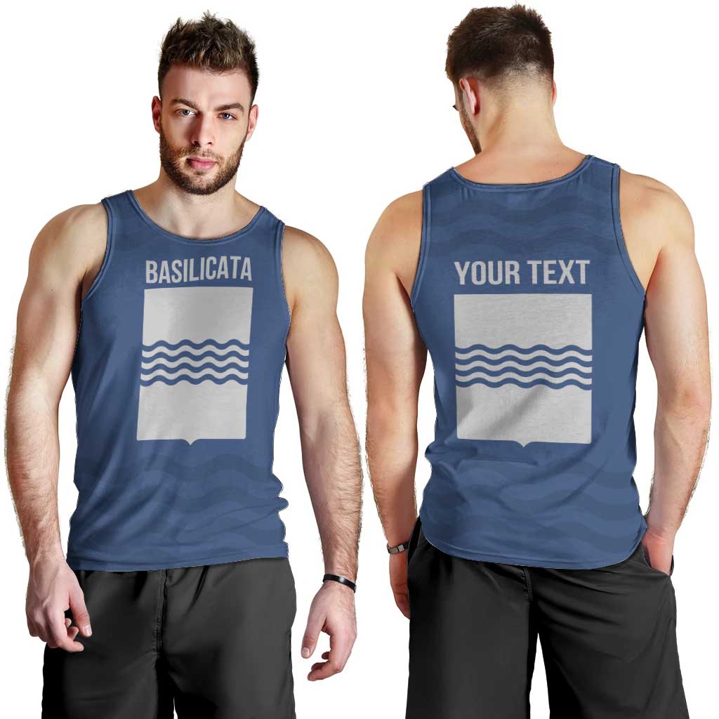 Personalized Italy Basilicata Men Tank Top Inspiration Flags Style