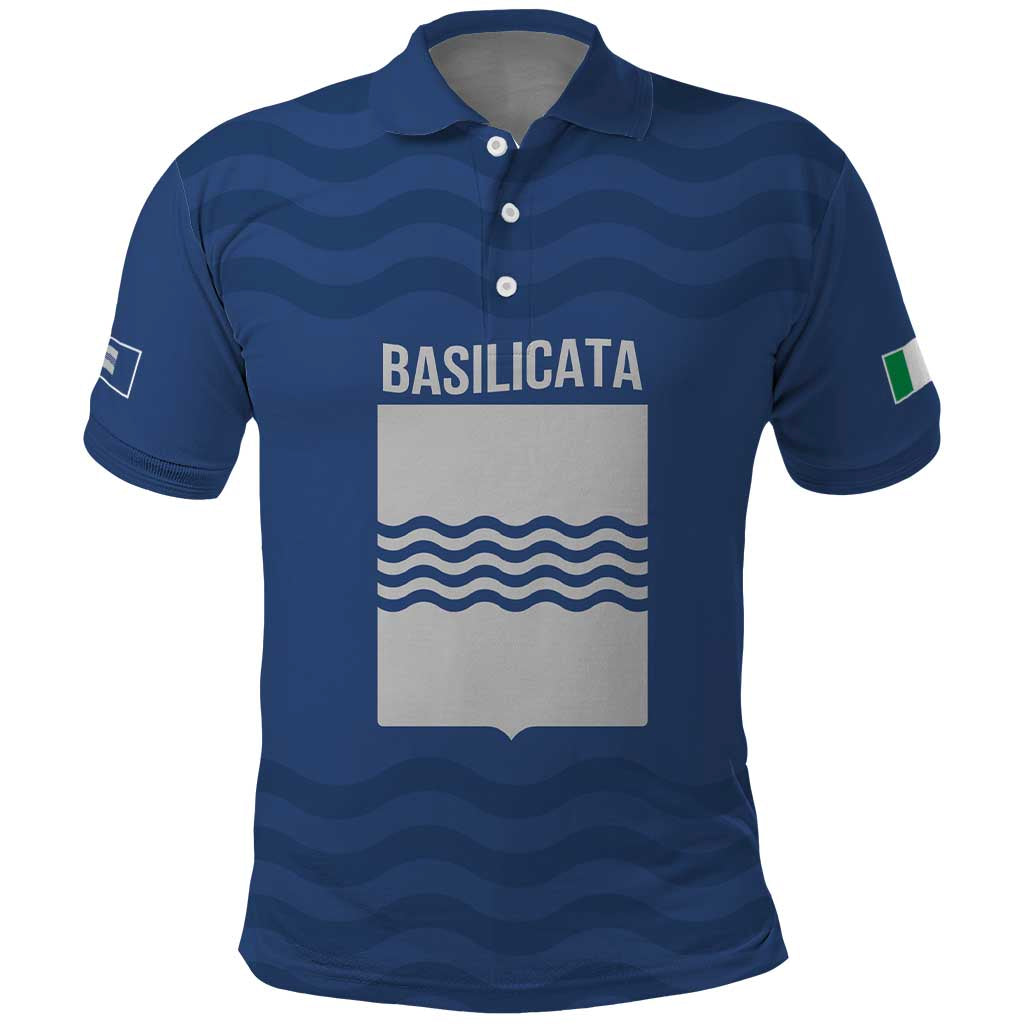 Personalized Italy Basilicata Polo Shirt Inspiration Flags Style