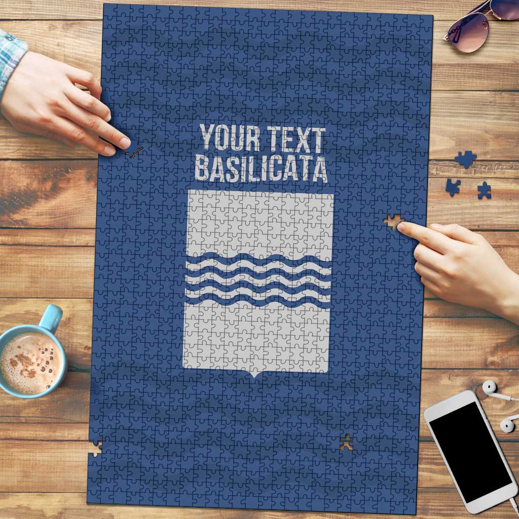 Personalized Italy Basilicata Puzzle Inspiration Flags Style - Wonder Print Shop