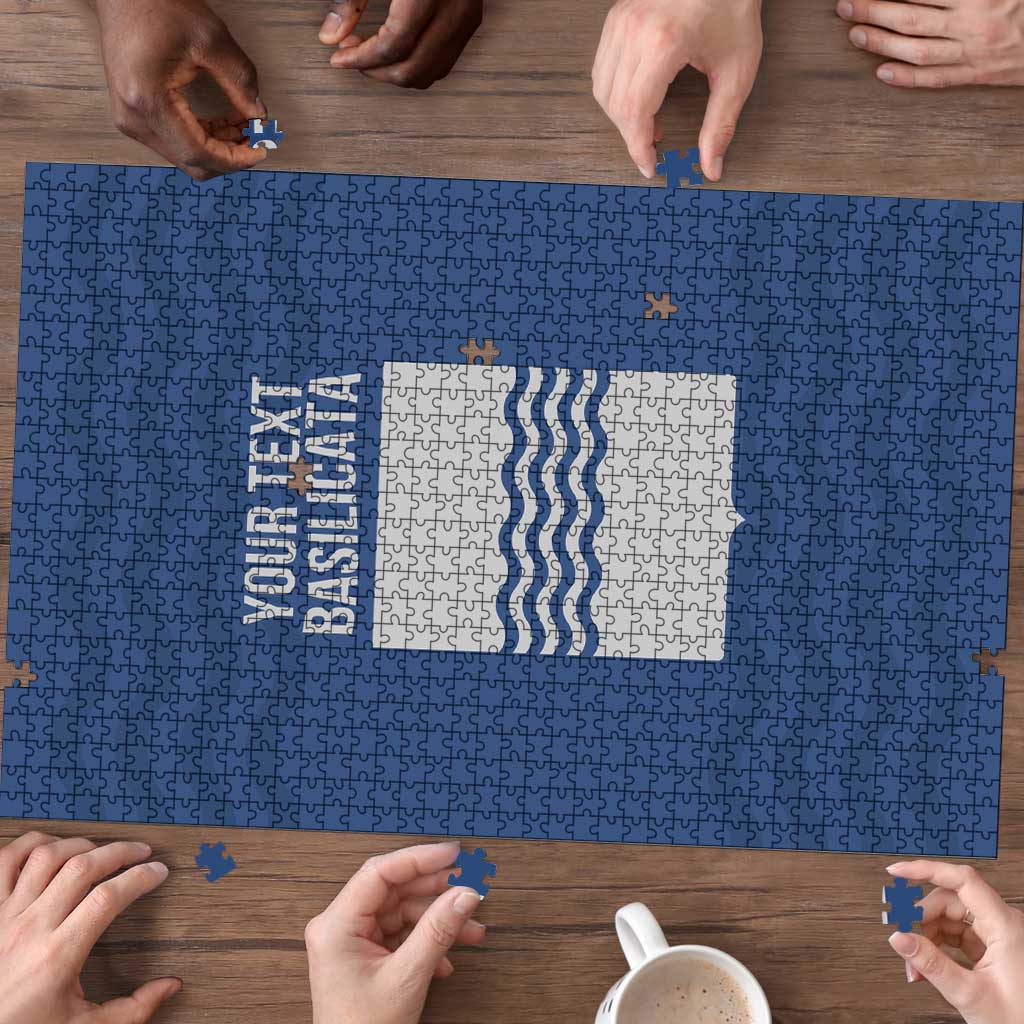 Personalized Italy Basilicata Puzzle Inspiration Flags Style - Wonder Print Shop