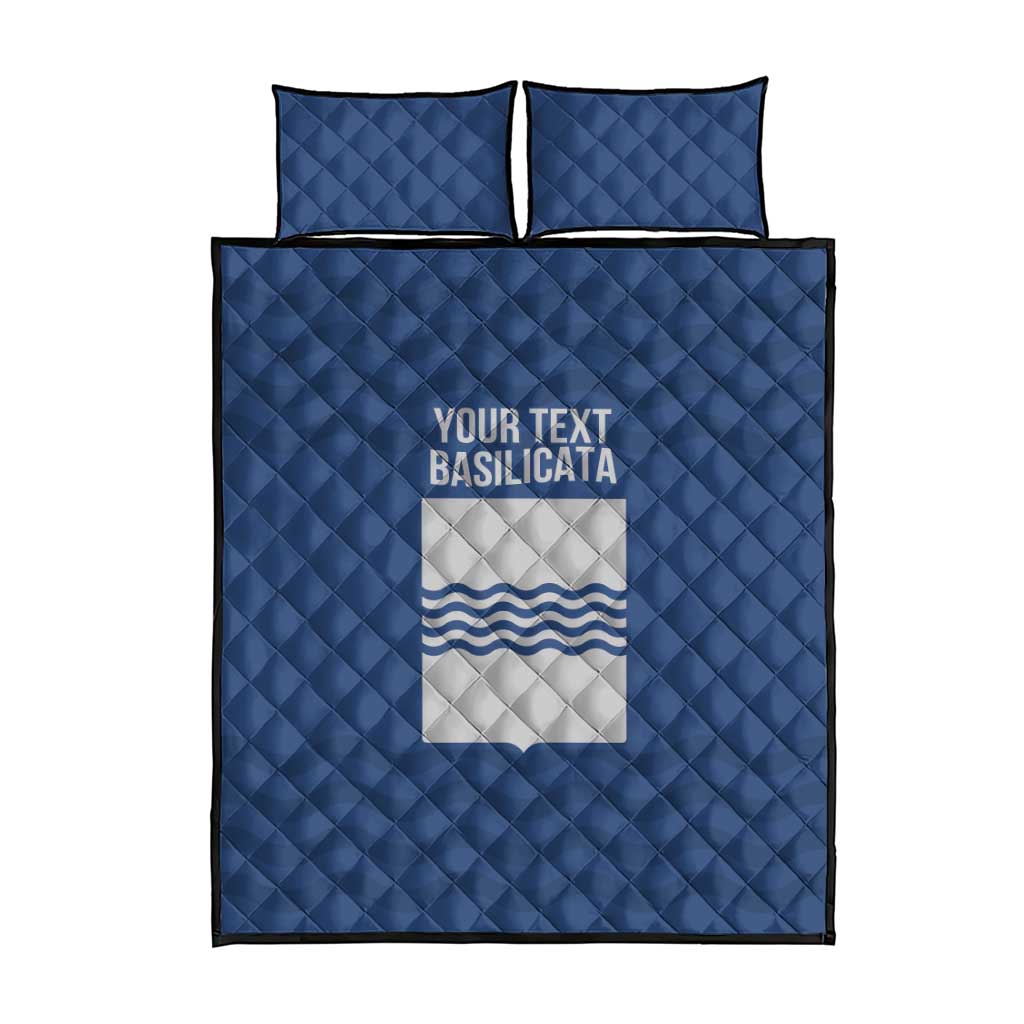 Personalized Italy Basilicata Quilt Bed Set Inspiration Flags Style