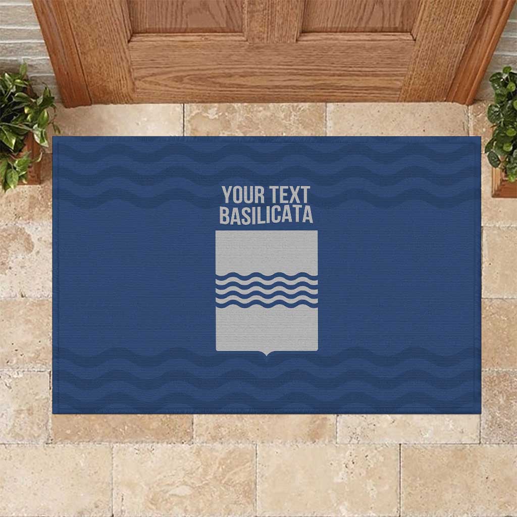 Personalized Italy Basilicata Rubber Doormat Inspiration Flags Style