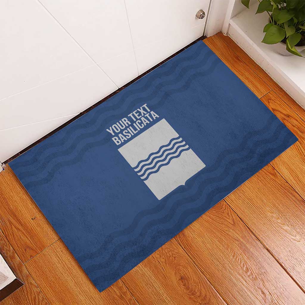 Personalized Italy Basilicata Rubber Doormat Inspiration Flags Style