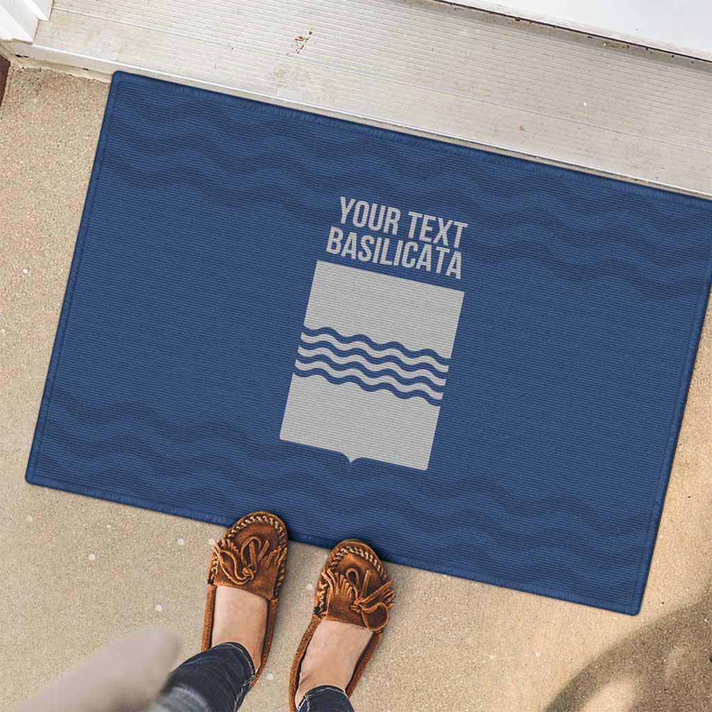 Personalized Italy Basilicata Rubber Doormat Inspiration Flags Style
