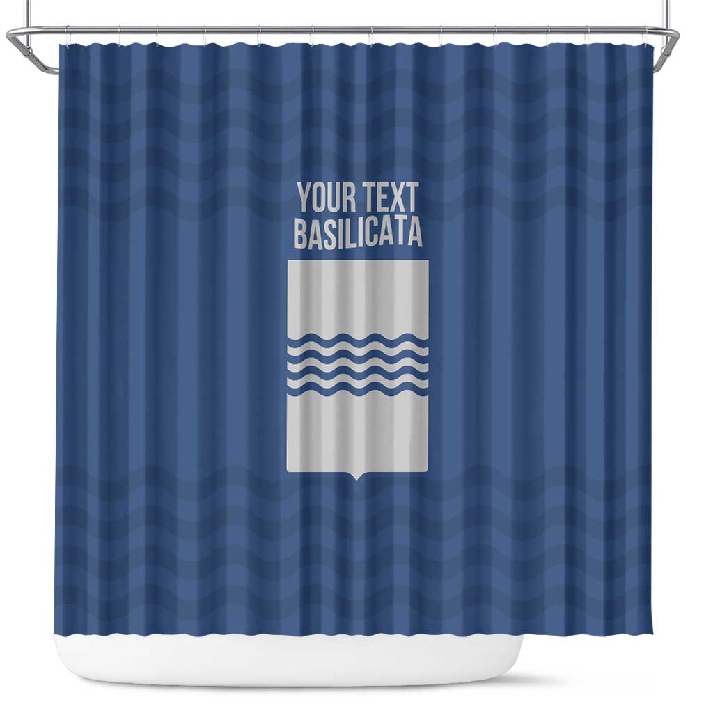 Personalized Italy Basilicata Shower Curtain Inspiration Flags Style