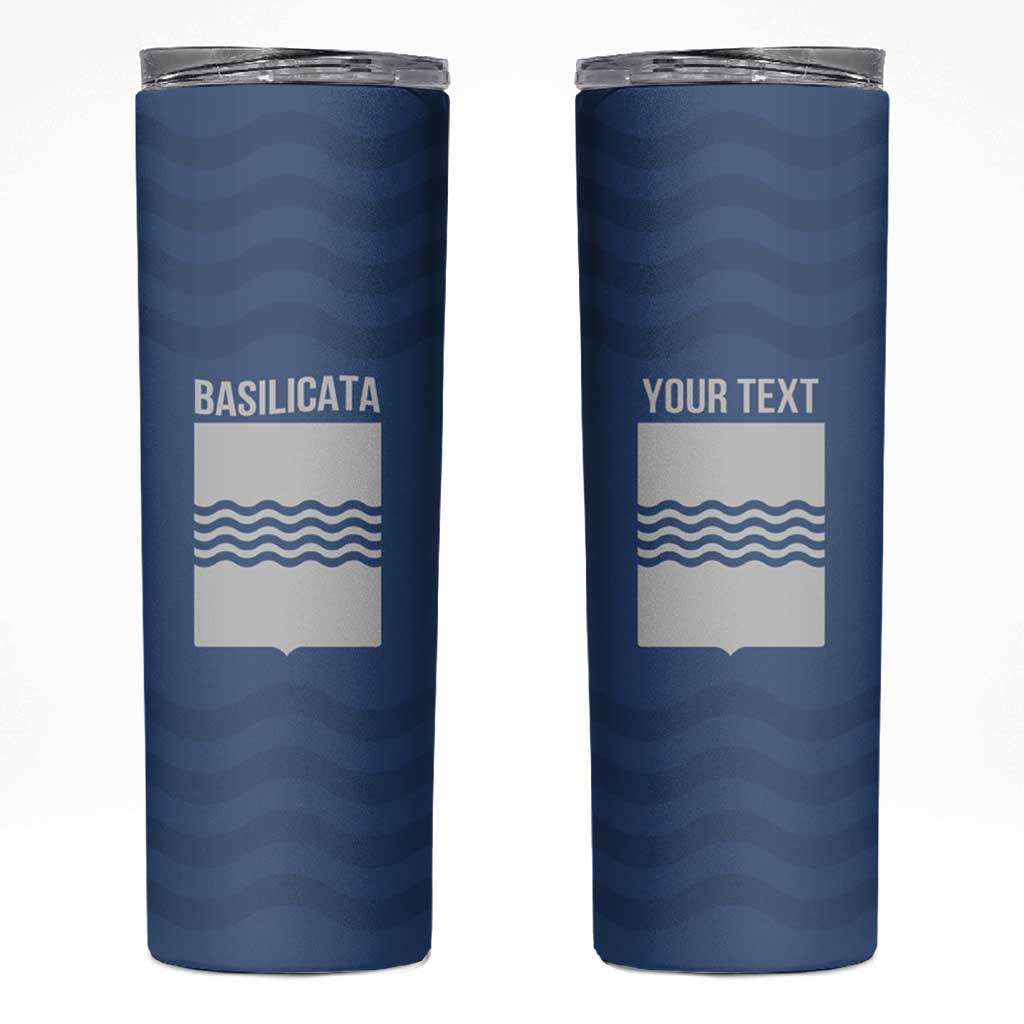 Personalized Italy Basilicata Skinny Tumbler Inspiration Flags Style