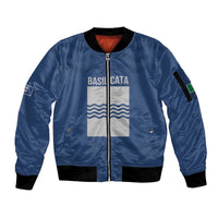 Personalized Italy Basilicata Sleeve Zip Bomber Jacket Inspiration Flags Style