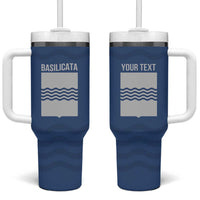 Personalized Italy Basilicata Tumbler With Handle Inspiration Flags Style