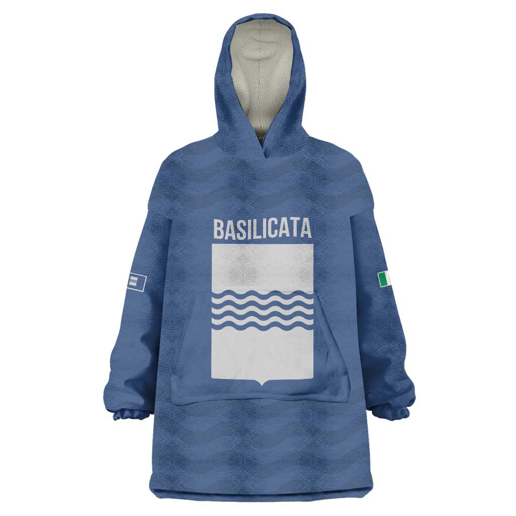 Personalized Italy Basilicata Wearable Blanket Hoodie Inspiration Flags Style