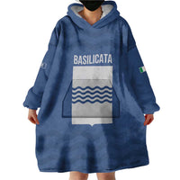 Personalized Italy Basilicata Wearable Blanket Hoodie Inspiration Flags Style