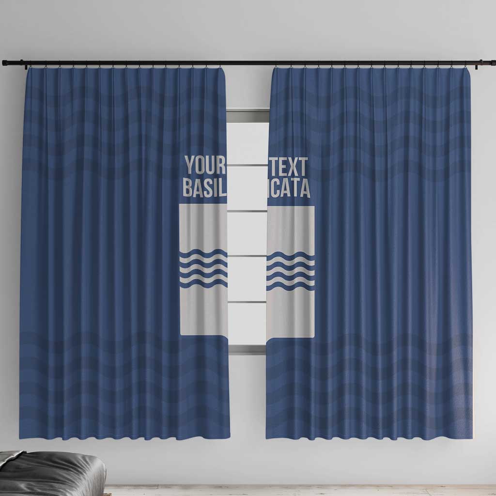 Personalized Italy Basilicata Window Curtain Inspiration Flags Style