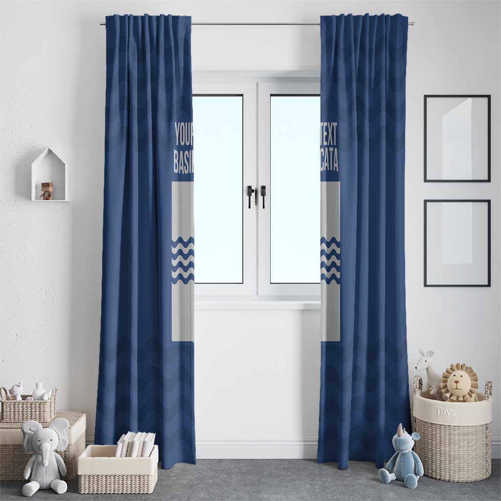 Personalized Italy Basilicata Window Curtain Inspiration Flags Style