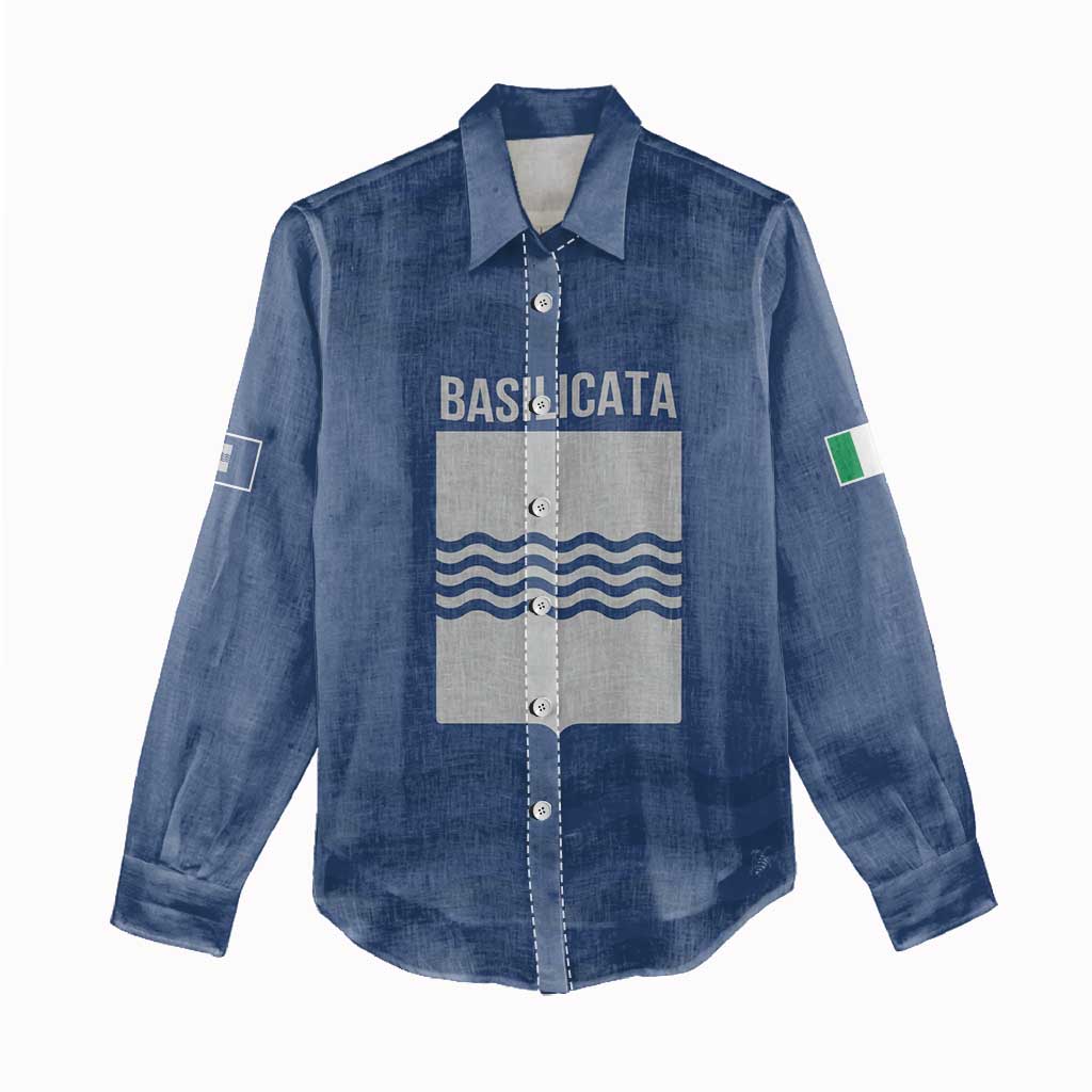 Personalized Italy Basilicata Women Casual Shirt Inspiration Flags Style