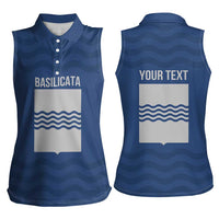 Personalized Italy Basilicata Women Sleeveless Polo Shirt Inspiration Flags Style