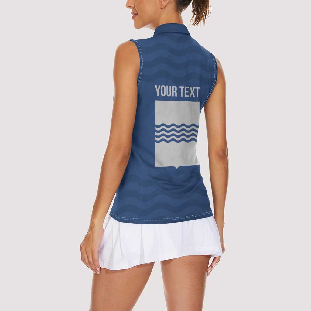 Personalized Italy Basilicata Women Sleeveless Polo Shirt Inspiration Flags Style