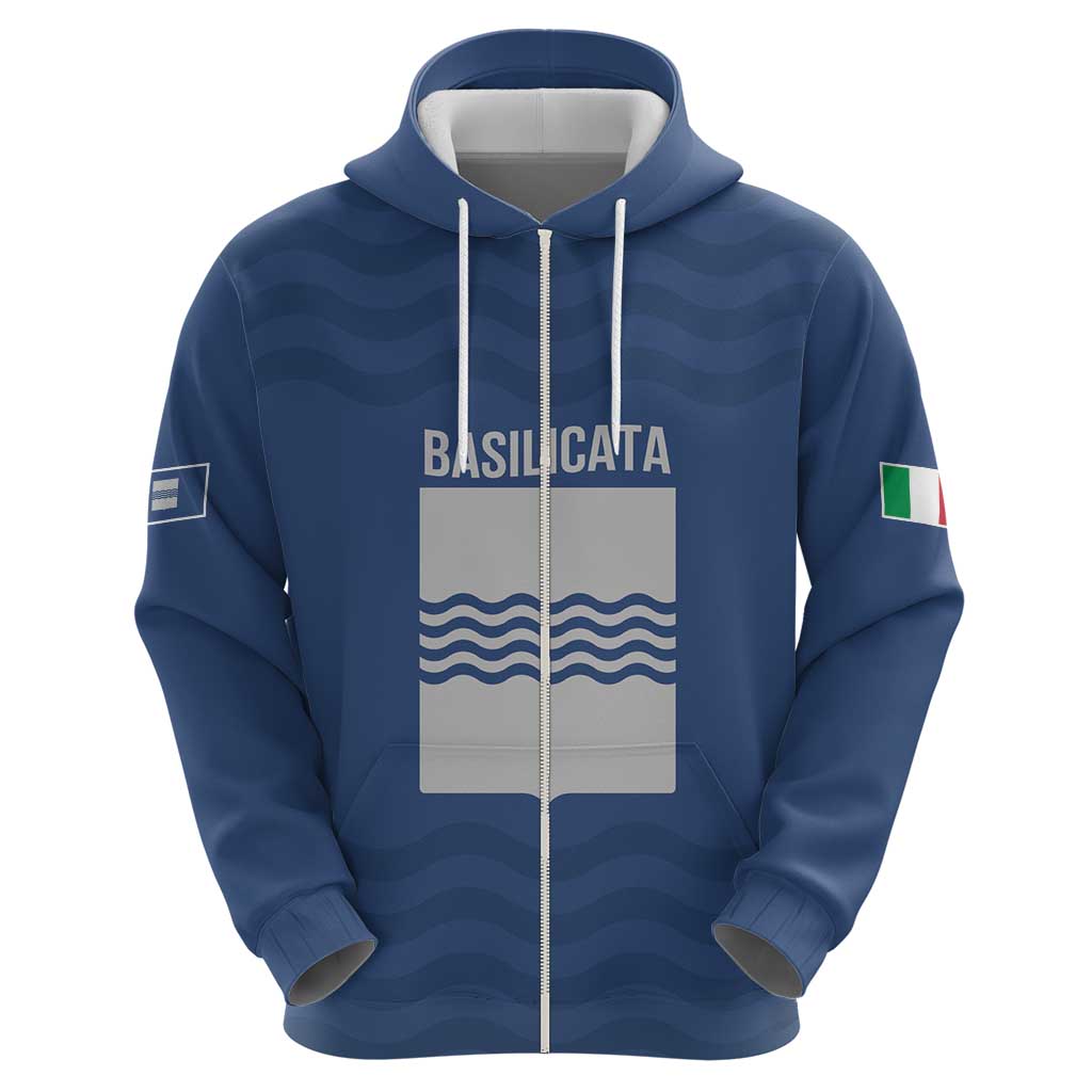 Personalized Italy Basilicata Zip Hoodie Inspiration Flags Style
