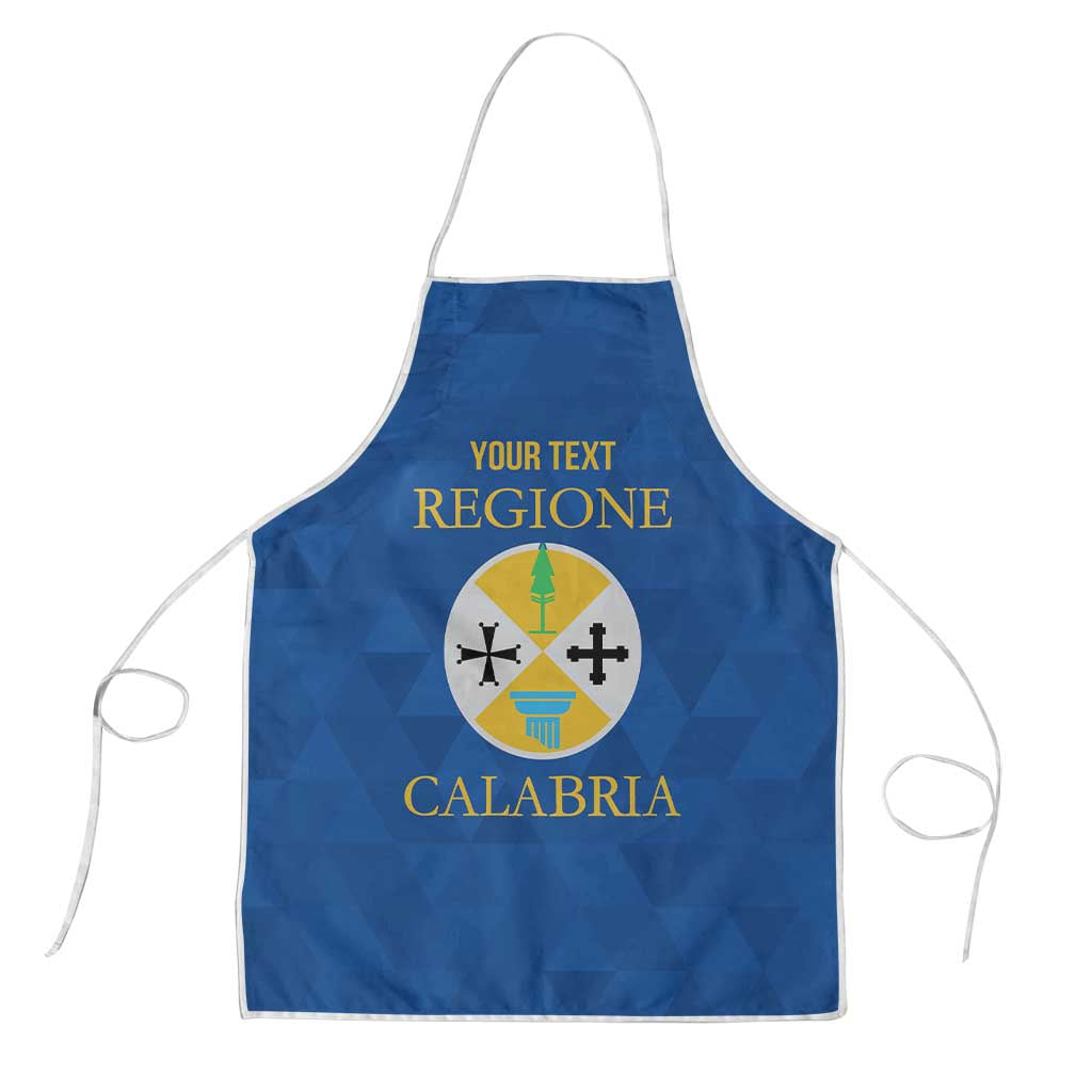 Personalized Italy Calabria Apron Inspiration Flags Style - Wonder Print Shop