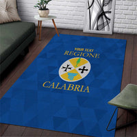 Personalized Italy Calabria Area Rug Inspiration Flags Style