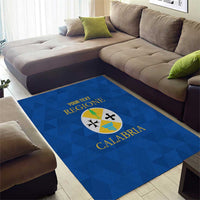 Personalized Italy Calabria Area Rug Inspiration Flags Style