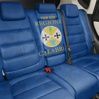 Personalized Italy Calabria Back Car Seat Cover Inspiration Flags Style