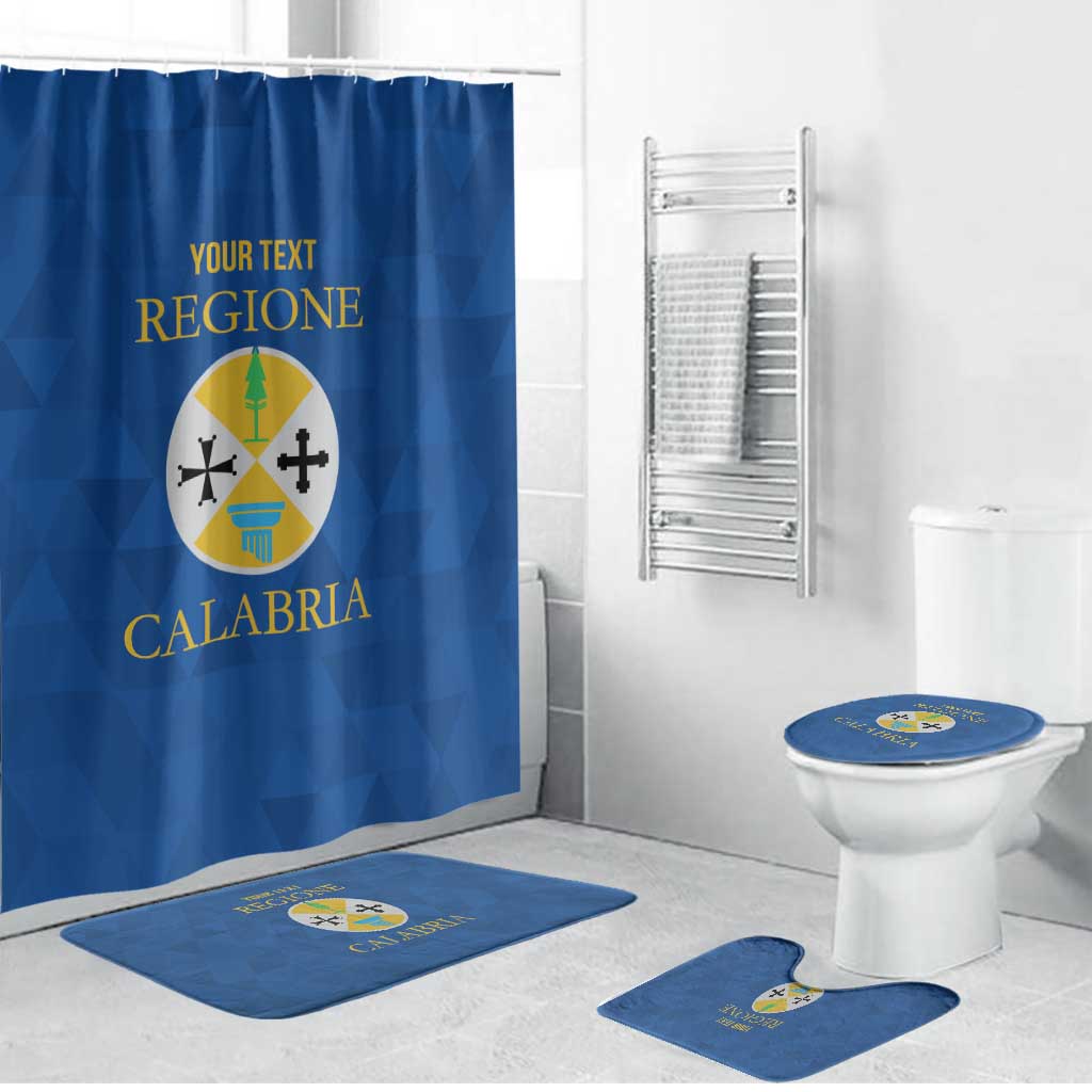 Personalized Italy Calabria Bathroom Set Inspiration Flags Style - Wonder Print Shop
