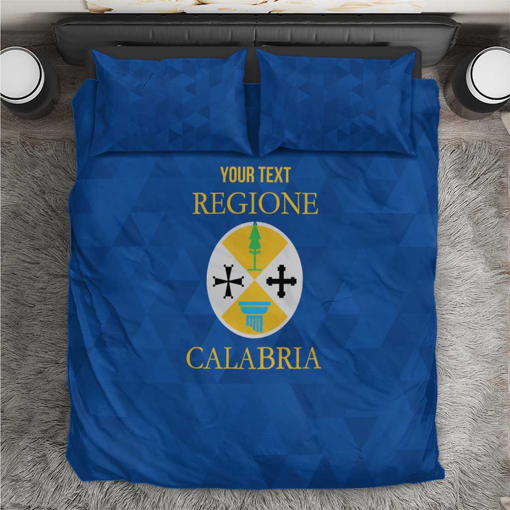 Personalized Italy Calabria Bedding Set Inspiration Flags Style
