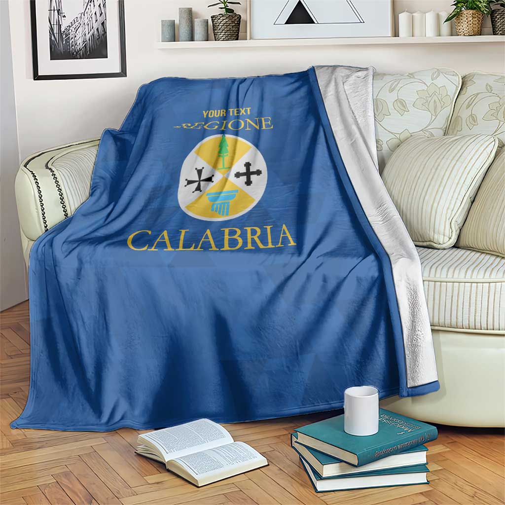 Personalized Italy Calabria Blanket Inspiration Flags Style