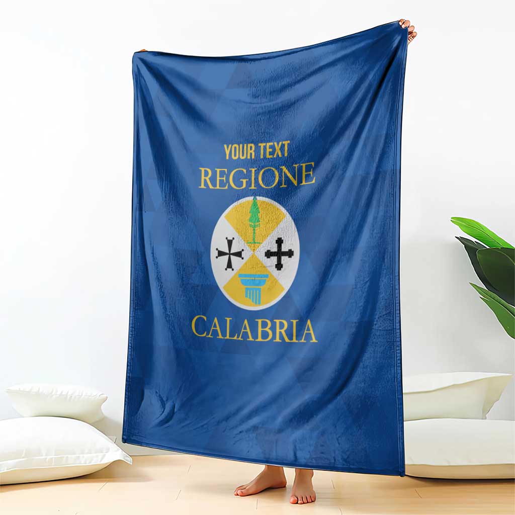 Personalized Italy Calabria Blanket Inspiration Flags Style