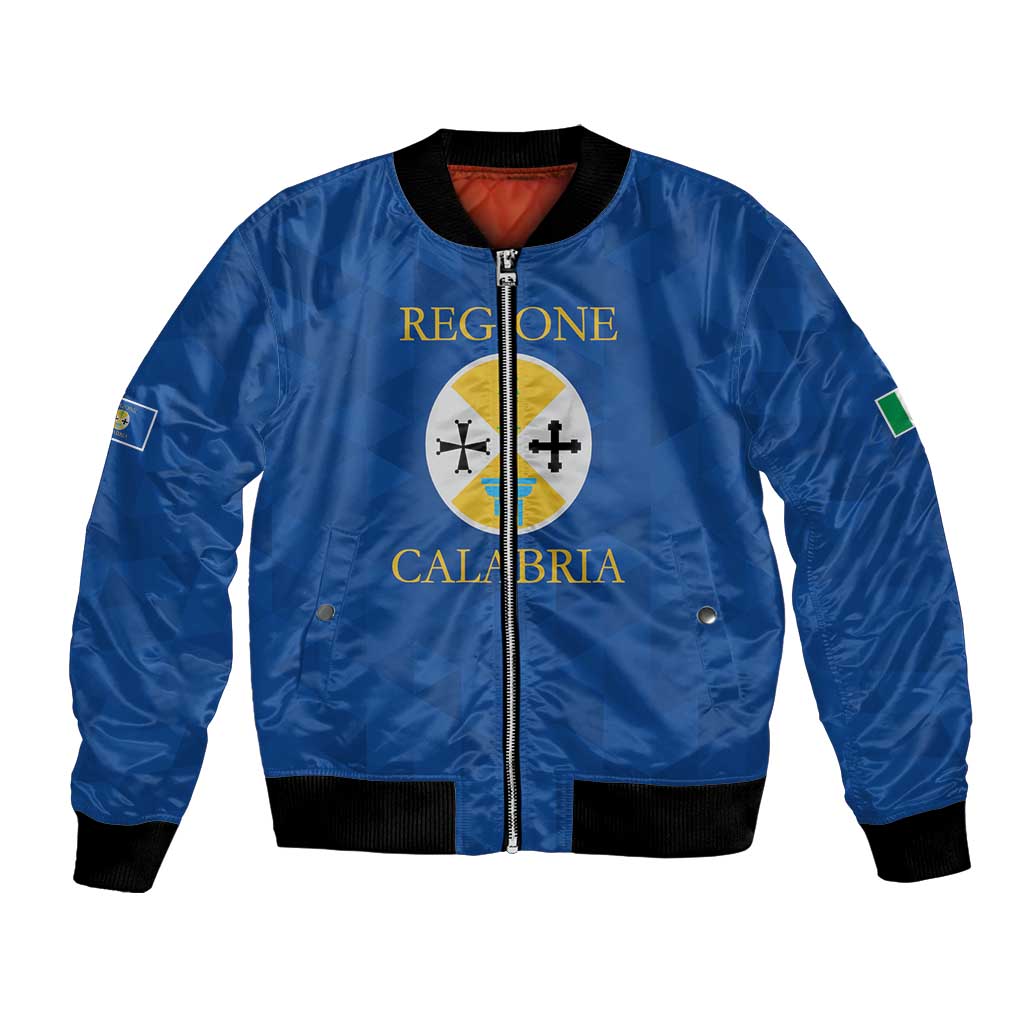 Personalized Italy Calabria Bomber Jacket Inspiration Flags Style