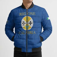 Personalized Italy Calabria Bomber Puffer Jacket Inspiration Flags Style - Wonder Print Shop