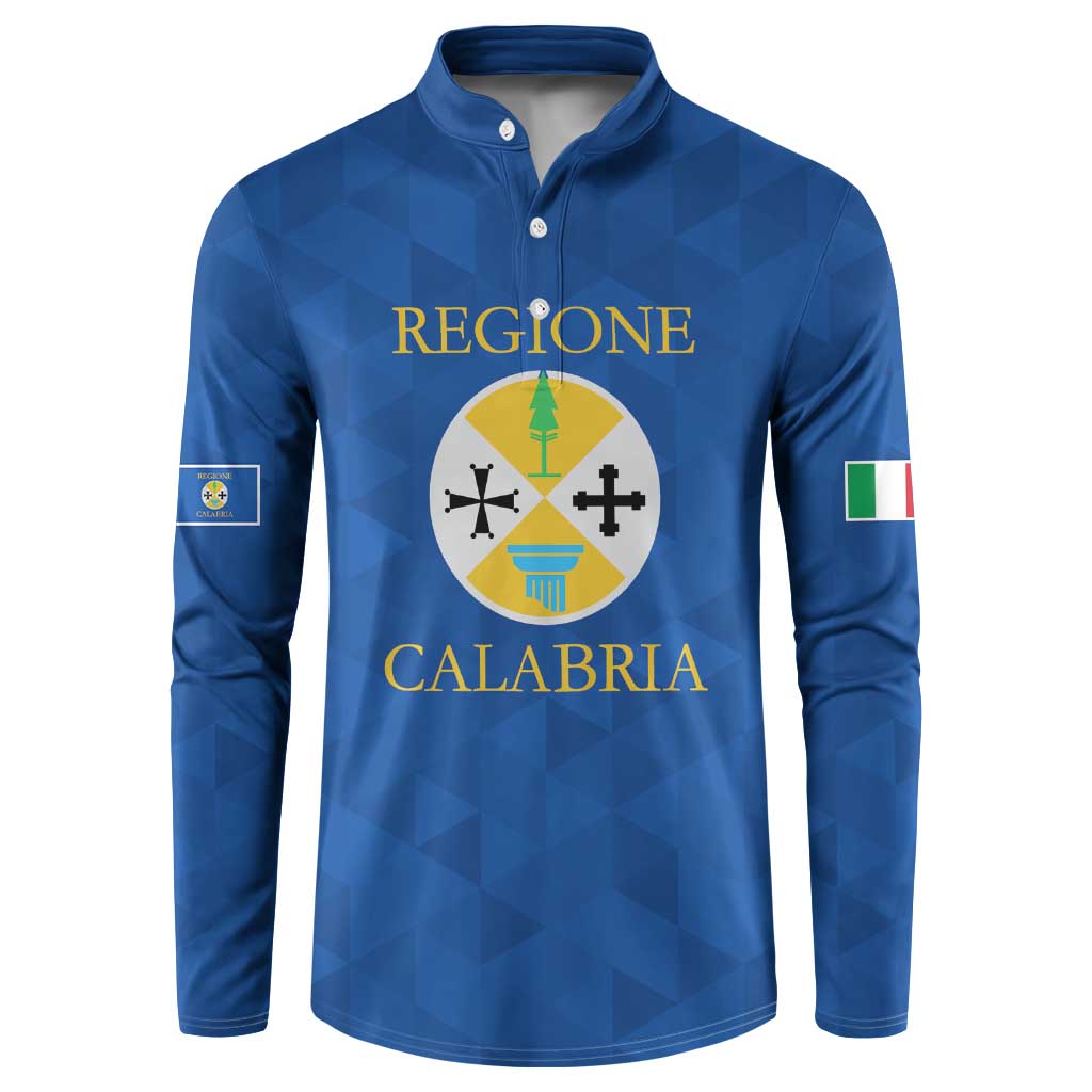 Personalized Italy Calabria Button Sweatshirt Inspiration Flags Style