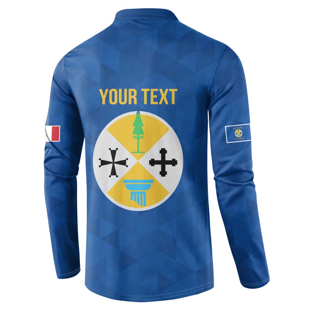 Personalized Italy Calabria Button Sweatshirt Inspiration Flags Style