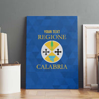 Personalized Italy Calabria Canvas Wall Art Inspiration Flags Style