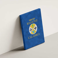 Personalized Italy Calabria Canvas Wall Art Inspiration Flags Style