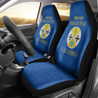 Personalized Italy Calabria Car Seat Cover Inspiration Flags Style