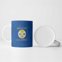 Personalized Italy Calabria Ceramic Mug Inspiration Flags Style - Wonder Print Shop